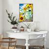 DIY Diamond Painting Sunflower Cross Stitch Kit Mosaic Art Diamond Painting Full Circle/Square Diamond Home Decoration