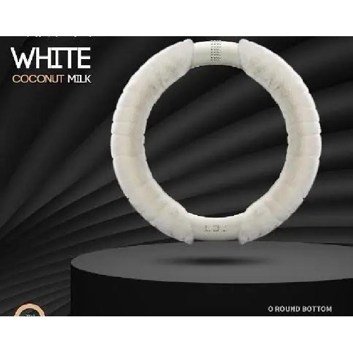 M Universal Diamond Car Soft Plush Steering Wheel Cover Guard Protector Winter Grip O/D Shape Cover Women Girls