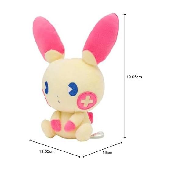 Pokemon Center Original Plush Psyco Soda Refresh Plusle 19x16x10.5 (HxWxD: Cm)