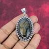 Labradorit Schmuck, 925 Sterling Silber Anhänger, handgefertigter Edelsteinschmuck, Geschenke für die Frau, brandneuer Anhänger