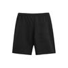 Zara Minimalist Solid Color American Straight Casual Shorts Men shorts Black 0761418-800