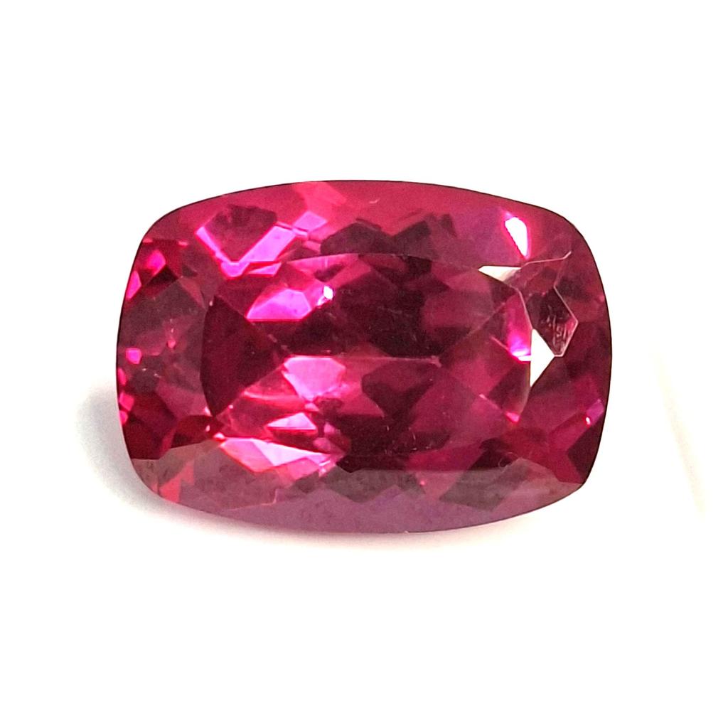 Fabulous Pink Ruby Natural Cushion 17-19 Ct Certified Loose Gemstone