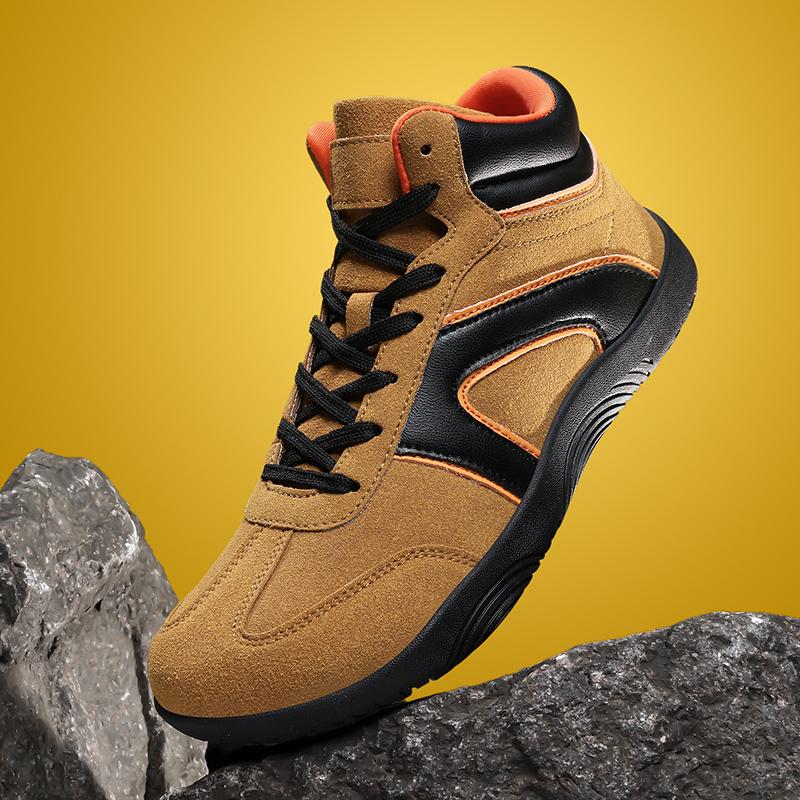 

Men Winter Spring Autumn Casual Outdoor Sports Waterproof Plus Size Sneakers NonSlip New Casual PlusSize Boots Ankle Shoes Man Retro Non slip Rubber 37