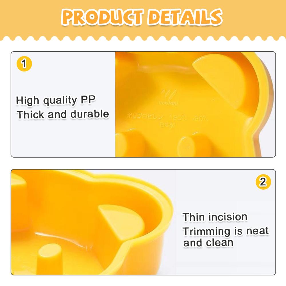 Sandwich Mould Bear Mini Cartoon Cute Bear Rabbit Car Sandwich Sealer Kids Bento Lunch Mold Cookie Cutter Baking Pastry Tools