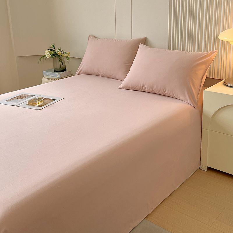 Drap de lit style crème Doux et respectueux de la peau Literie pour lit simple double