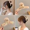 Simpatico Orso Autunno Inverno Mollette per Capelli a Pinza Peluche Donne Ragazze Grande Clip per Capelli a Squalo Fermaglio per Capelli Accessori per Capelli