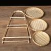 Hand-Woven Bamboo Multi-Layer Tea and Pastry Stand - Fruit and Snack Display Basket