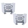2 Pcs Outdoor Portable Spirit Stove Folding Travel Stove Barbecue StoveSilver