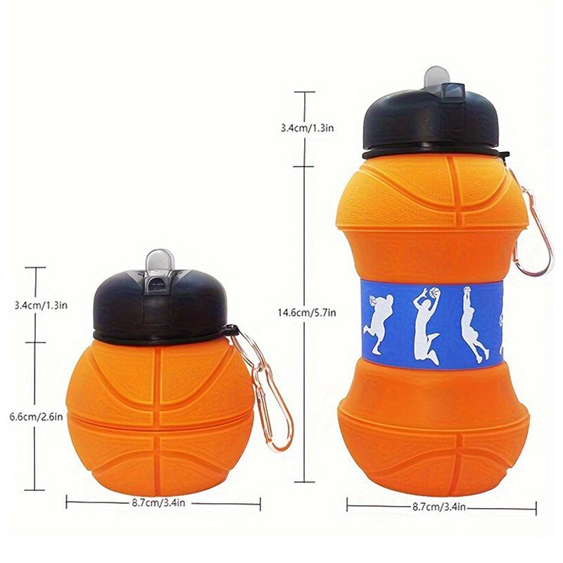 Tazze pieghevoli per bottiglie d'acqua, tazze, sport all'aria aperta, basket, calcio, baseball, tennis, golf, scuola, a prova di perdite, portatili, per bambini