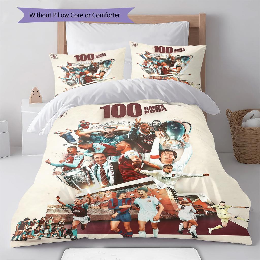 Pattern Bedding Quilt Set Quilt Cover Pillowcase Home Decoration Birthday Gift (1 * duvet cover + 2 * pillowcase, without core)
