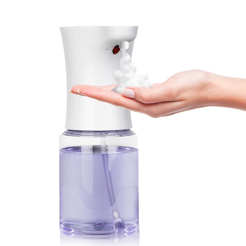 High Quality Automatic Touchless Hand Free Foaming Soap Dispenser Household 350ML Plastic Automatic Soap Dispenser With Sensor белый