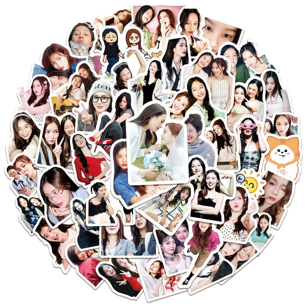 

Skzoo 60Pcs MilkLove CP Couple Water Resistant Stickers DIY Decorative Stickers Designed For Journal Laptop Water Bottle Phone Case Kpop Fans
