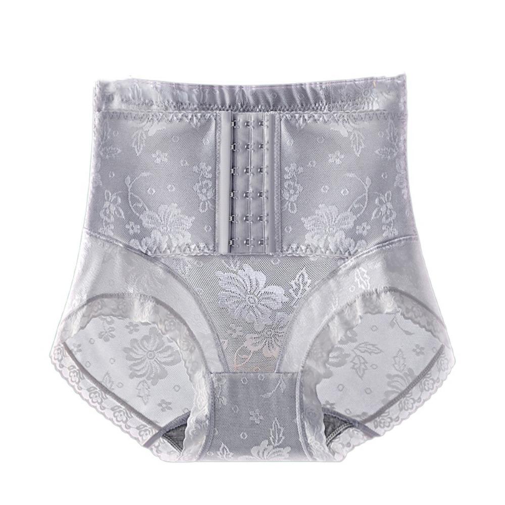 Mid Waist Postpartum Body Shapers Mesh Seamless Underwear Comfortable Butt Lifter Briefs  Ladies