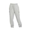 Solid Color Logo Elastic Waist Loose Cuff Knit Sweatpants Women Bottoms Grey DQ5197-063
