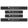 4pcs New Car Door Sill Threshold Carbon Fiber Plate Decals Stickers For Citroen DS SPIRIT DS3 DS4 DS4S DS5 DS 5LS DS6 DS7 WILD aog123