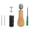 Stitching Awl Kit Non Slip Handle DIY Leather Fabric Hand Craft Sewing Tool