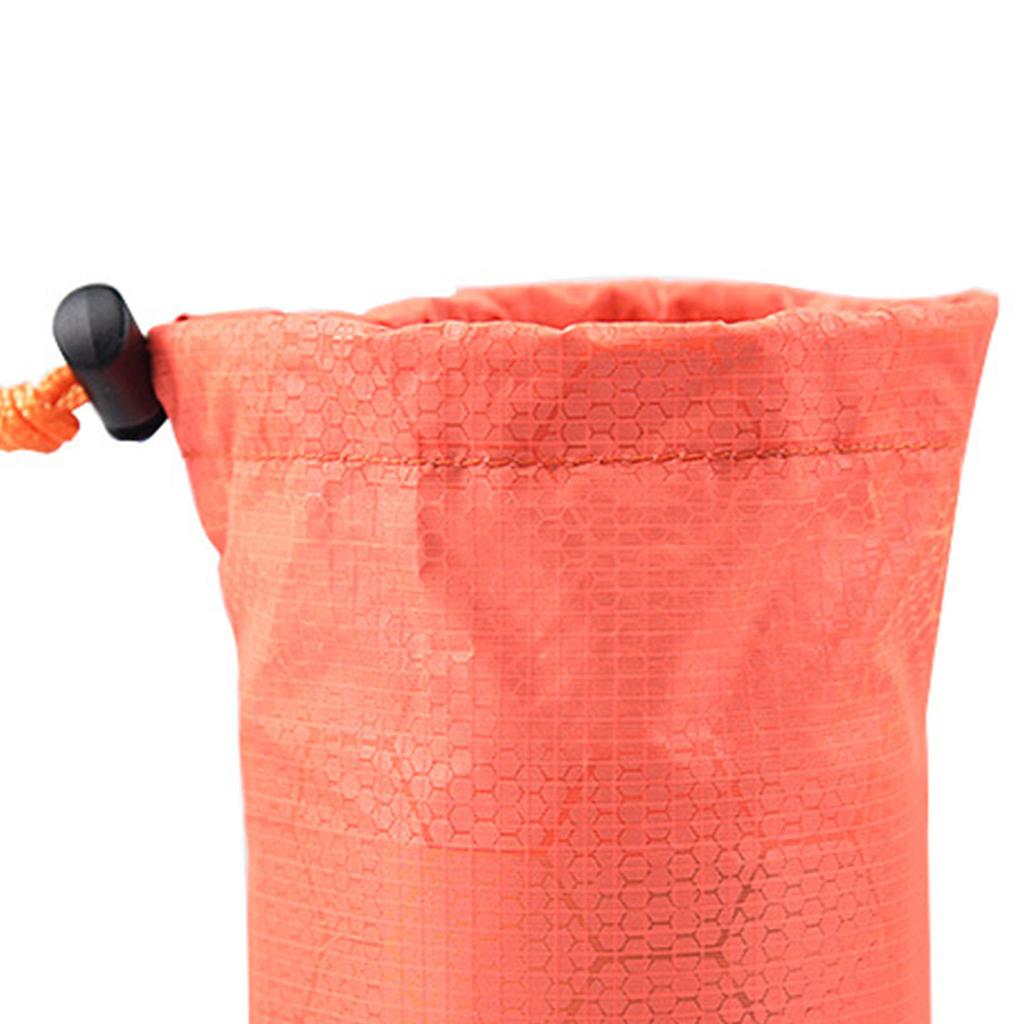 PE Aluminum Film Sleeping Bag Storage Pocket Outdoor Drawstring Compression Stuff Sack Bag for
