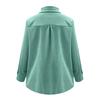 Giacca Camicia da Donna in Velluto a Coste Stile Europeo/Americano Autunno/Inverno Larga 2025