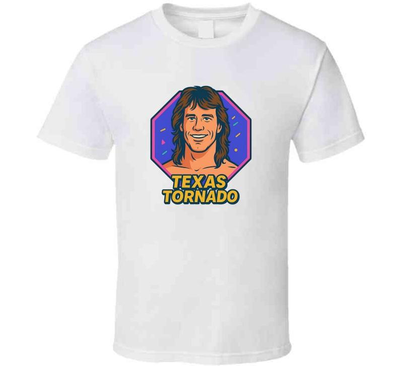 Texas Tornado Retro Wrestling Cartoon Unisex T-Shirt S