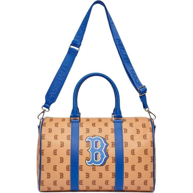 MLB Bolso de Viaje de Cuero Artificial, Bolsa de Gimnasio, Bolso Boston, Bolso de Hombro, Bolso Cruzado, Bolso de Mano Unisex Casual 3ABWM013N