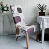 Airldianer Long Back Chair Cover Europe Style Big Size Seat Chair Covers Restaurant Hotel Party Banquet Slipcovers