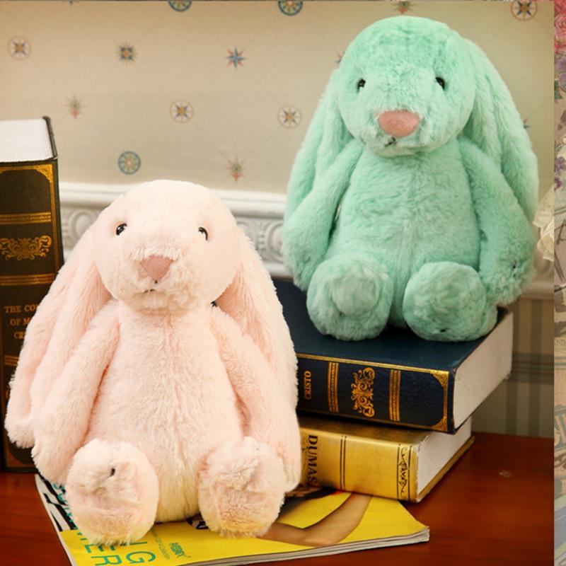 30/40cm Cute Plush Toy Stuffed Toy Rabbit Doll Babies Sleeping Companion Cute Plush Long Ear Rabbit Doll Children's Gift
