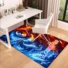 1PC Custom Name Yin Yang Dragons Theme Floor Mat Ideal for Living Room, Game Rooms, Office, Bedroom,Floor Mat Playful Design