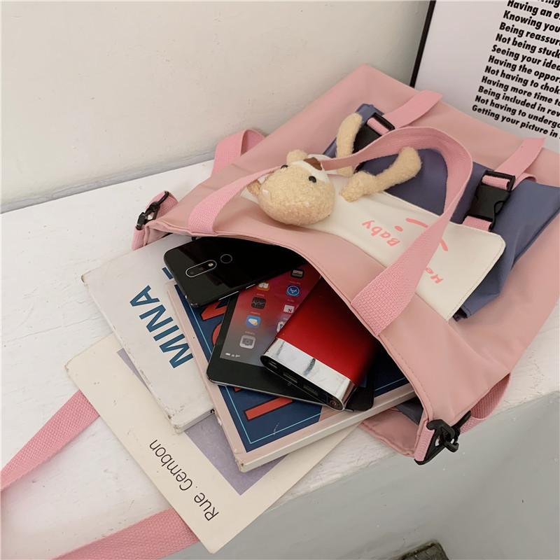 

Student tote bag, messenger bag, large capacity, cute three-dimensional bear, primary school students in class, handbag, make-up shoulder bag one size fits all чорний