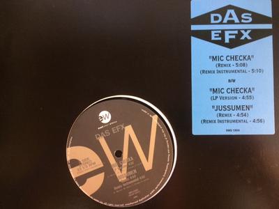 12inch Record DAS EFX  Mic Checka MR088 Lexington 1992 Japan Rap  HipHopRB Used