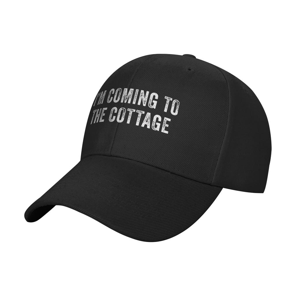 Funny Im Coming To The Cottage Baseball Cap  Outdoor Gym Wholesale Hip Hop Hats Women Men Y2k Funny Design Snapback Cap