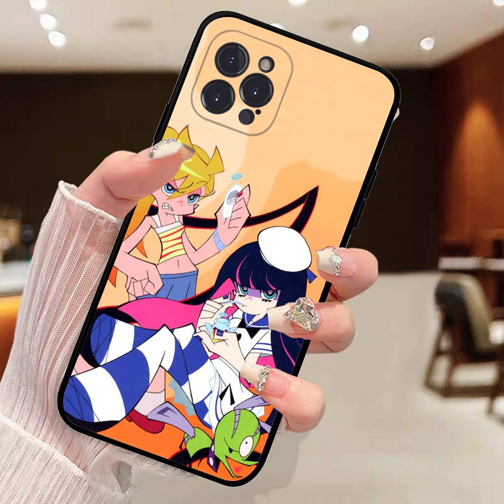 Panty Stocking G-Garterbelt Phone Case For IPhone 17 16 15 14 13 12 Mini 11 Pro Plus Soft Silicone Cover