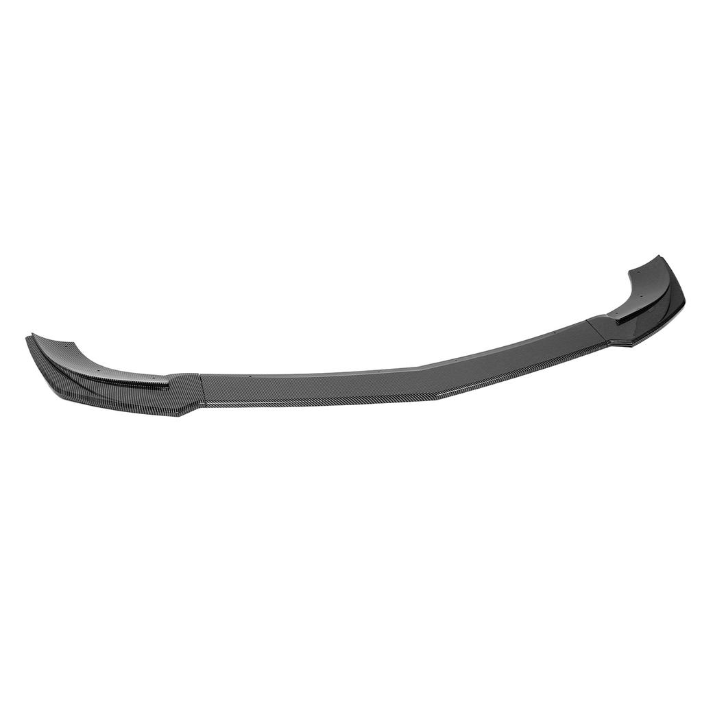 3PCS Front Bumper Lip Spoiler Scratch Resistant Bumper Lip Chin Splitter Kit Replacement for C‑Class W204 04 2011‑2014