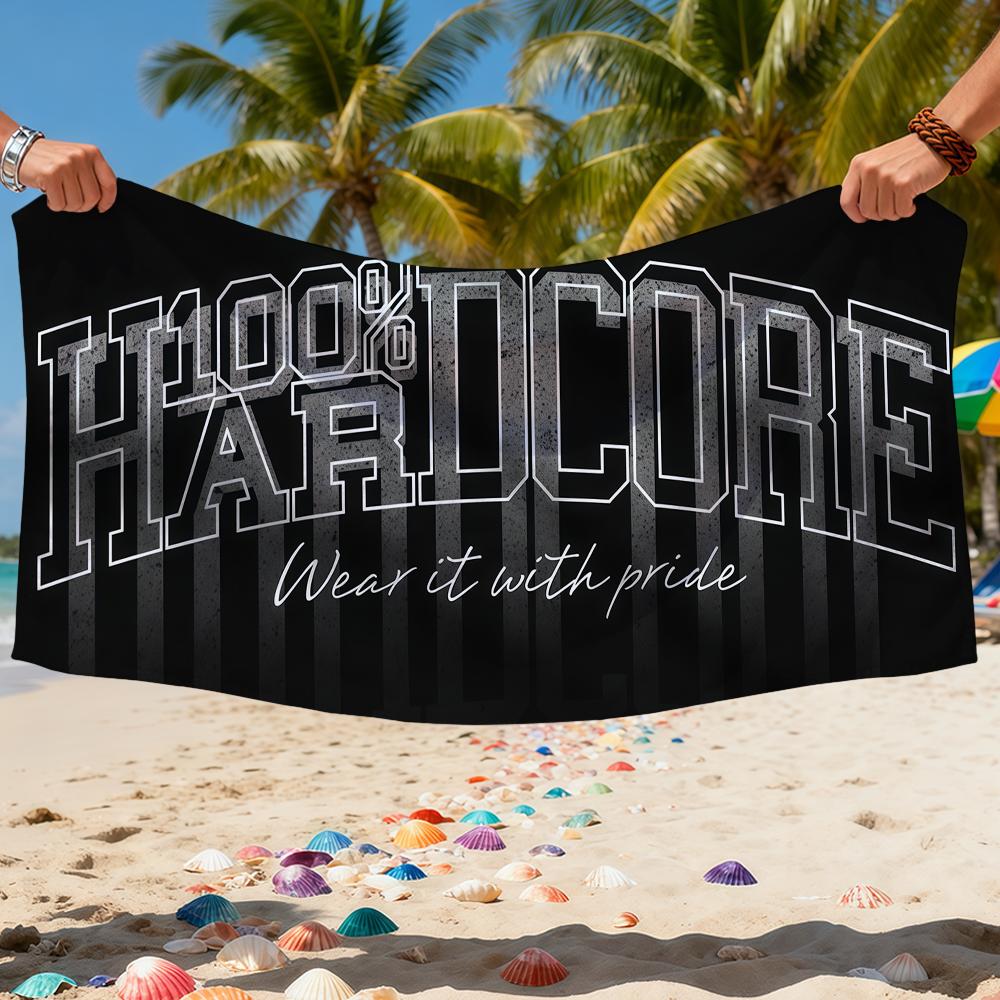Fashion 100 H-Hardcore Towel Beach Bath Quick-Drying Lightweight Portable Sauna Camping Swim Pool Travel