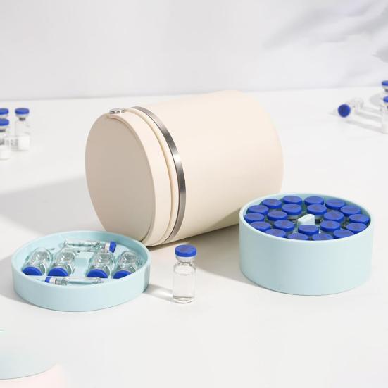 Wkład do fiolek do słoików na żywność Hydrapeak Możliwość układania w stos Uchwyt na fiolki 3 ml Zestaw do przechowywania peptydów Maksymalna pojemność 28 fiolek Wkład do Hydrapeak 32oz 25oz 18oz