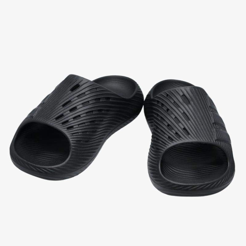 Adidas Unisex Pure Chill Slide Black White Khaki