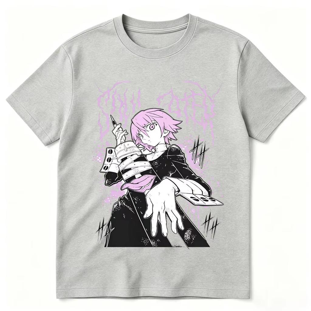 Soul Eater Crona Anime T Shirts Unisexs Wounisex Clothing Fashion Harajuku Oversized Tshirt 100 Cotton Short Summer Streetwear Tee