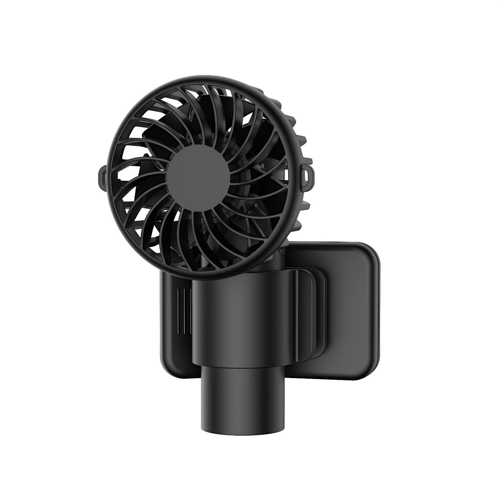 

2026 Multi-functional Portable USB Charging Waist Clip Mini Fan 72*65*127 mm чорний