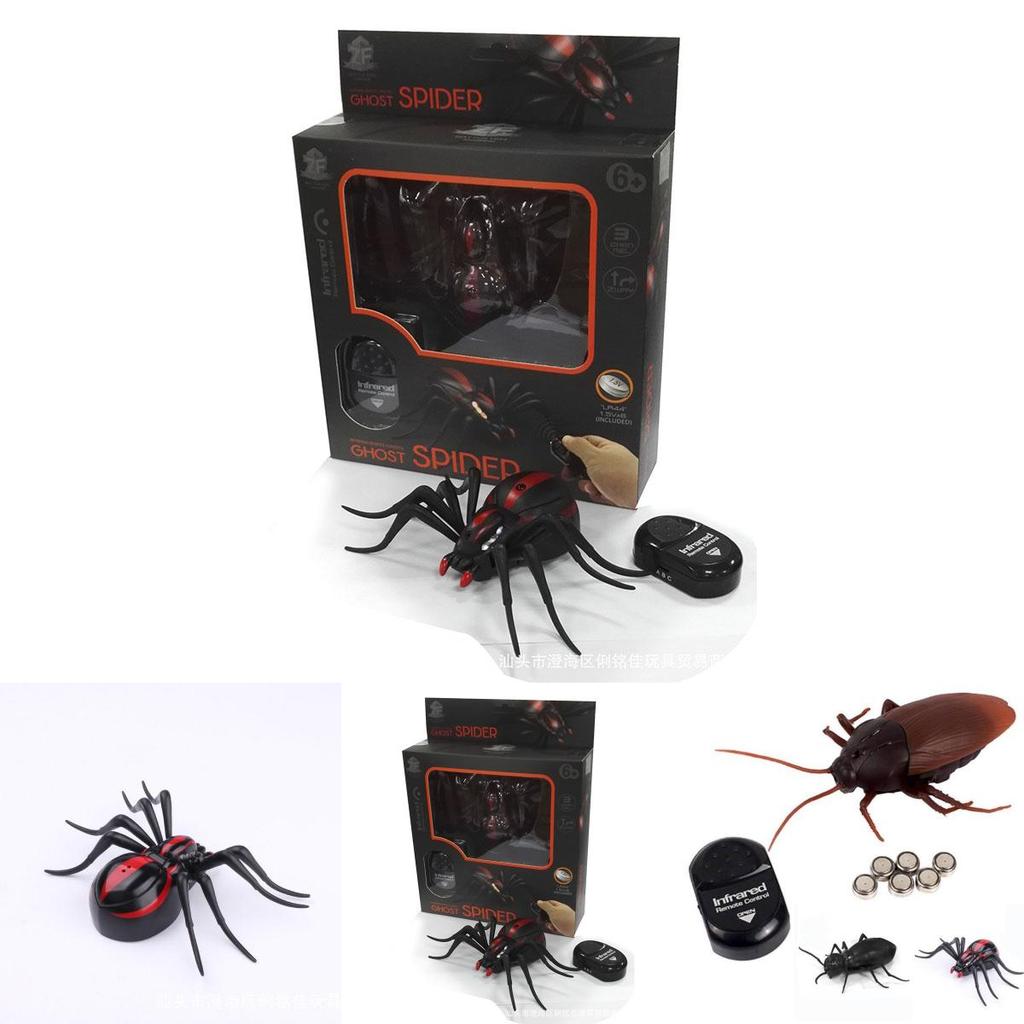 Scarafaggio Giocattolo Realistico con Telecomando Scherzo Creativo Plastica Infrarossi Animale Domestico