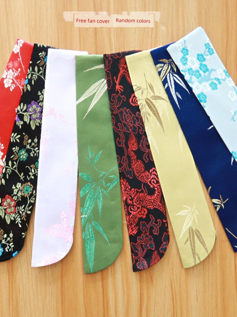 Chinese Style Folding Fan with Spray Painting, Traditional Japanese Folding Fan, Classical Small Silk Fan, Hanfu Portable Retro Fan for Women