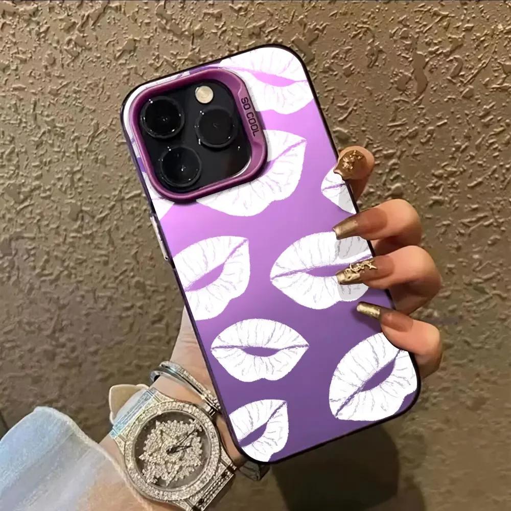 Red Lips Case For Tecno Spark Go 2024 2023 2022 2021 Spark 20 10 Pro 10 10C 20C 6 Go KE5 Phone Cover For Tecno Spark 8C 9 Fundas