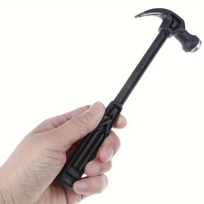 A Mini Hammer with A Round Head Made of Dual Materials, Iron and Plastic. It Is A Tool and Accessory for Jewelry Making.