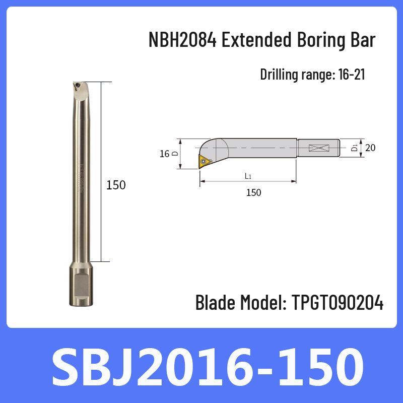 NBH2084 Fine Adjustment Boring Head Set with NBJ16 Offset and Fine Boring Bar