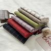 Versatile Imitation Cashmere Tassel Soft And Sticky Plaid Scarf For Women'S Winter Luxury New Fashionable Thickened Warm Shawl