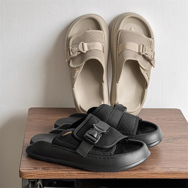 3812 Men's Slippers Outdoor Beach Leisure One-word Drag New Summer Sports Sandals Beach Shoes Outer Wear