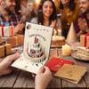 Cake Shape 3D Pop Up Birthday Card Hollow Paper Carving Happy Birthday Card  All Occasions