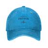 Cappellino da baseball Patron Best Mexican Tequila Pesca e Campeggio Protegge la Fronte Ciclismo Denim con Visiera Curva
