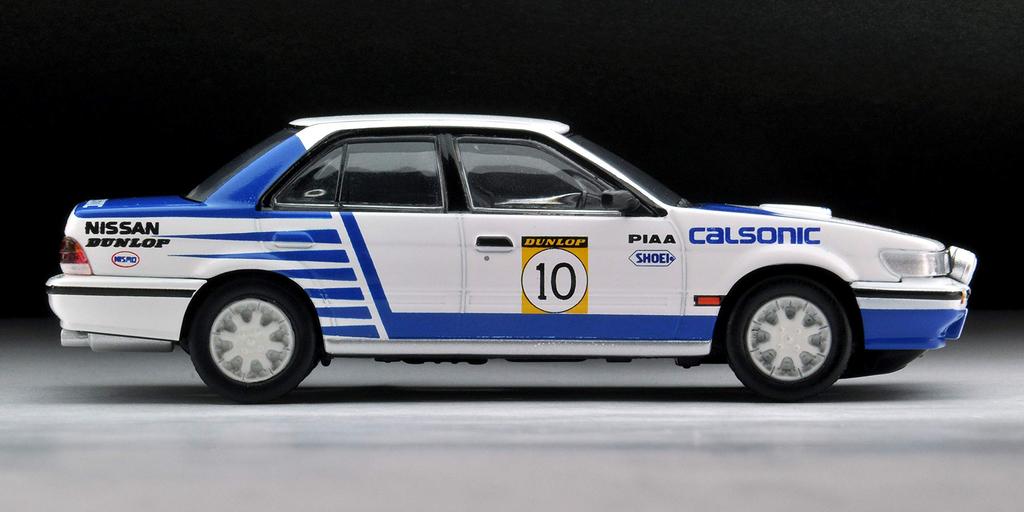 Tomica Limited Vintage Neo scale Nissan Bluebird Team Calsonic 1989 All Japan Rally Spec 1/64 TLV-N185d SSS-R #10 (Finished Model)