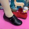 Soft Leather Single Shoes Women's New Autumn Mother Shoes Soft Sole Soft Surface Non-slip Women's Shoes Versatile Medium and Old Single Shoes