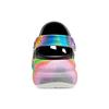 Crocs Classic Crush Clog Spray Dye Unisex Sneakers Black Multi 208057-0C4