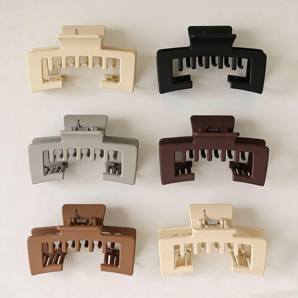 Non-Slip Hat-Friendly Hair Claw Hairpin Large Size Shark Clip Baseball Cap Grab Clip  Travel
